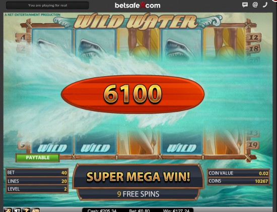 Free Spins parfaits dont un spin à 127 euros pour 80 cts de mise. SUPER MEGA WIN !